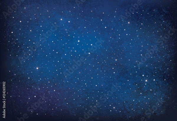 Obraz Wektor Noc Starry Sky Tło.