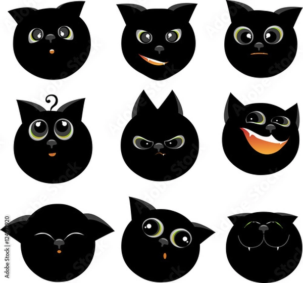 Obraz cat smiley set 1