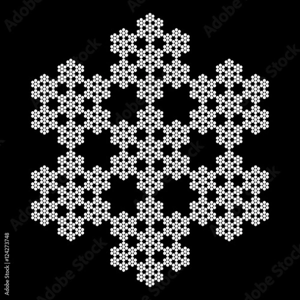 Obraz Fractal - Hexaflake