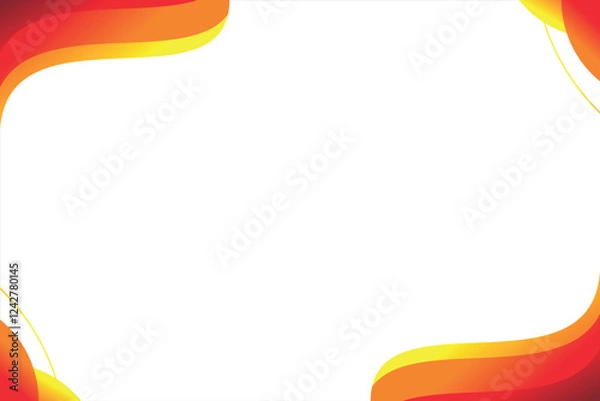 Obraz Designs Background orange Banner Vector