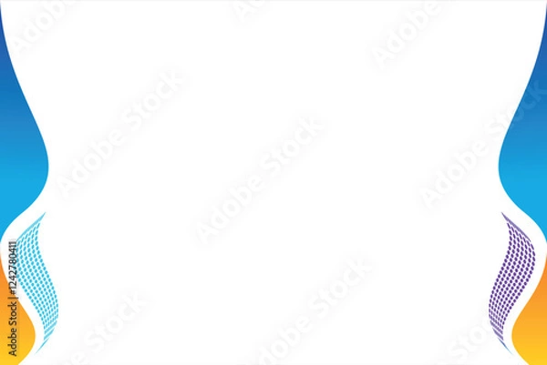 Obraz Designs Background white Banner Vector