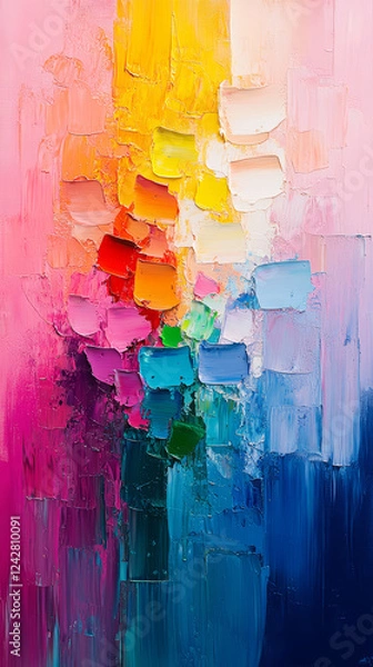 Obraz Abstract art background. Hand-painted background