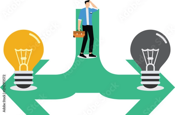 Obraz 
Failure or Success business concept