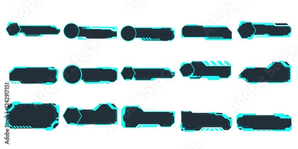 Obraz Futurstic HUD Label