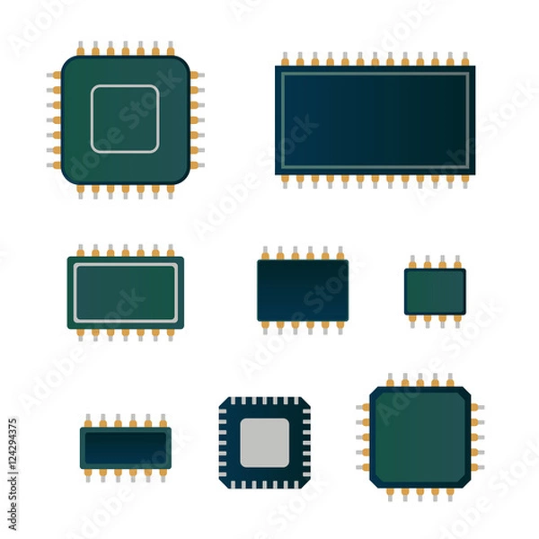 Obraz Microchip set