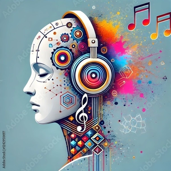 Fototapeta  AI Music Composer
