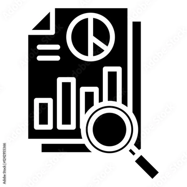 Fototapeta Analysis Icon