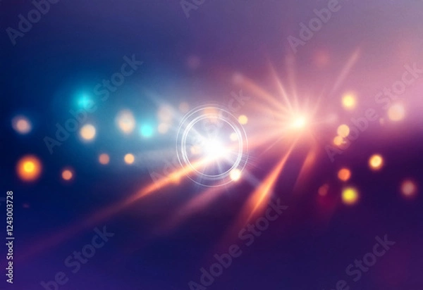 Fototapeta Abstract gradient background with grainy texture.