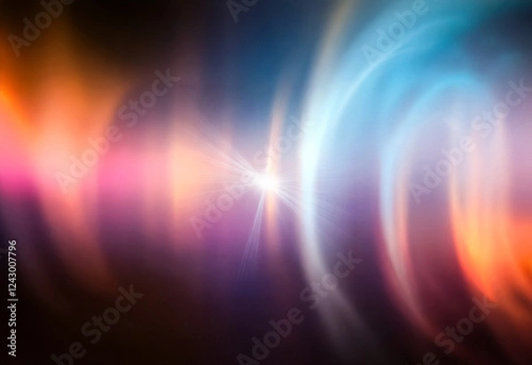 Fototapeta A grainy abstract background with a subtle gradient from dark blue to purple.