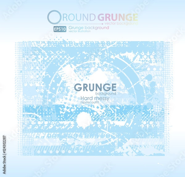 Obraz Grunge blue textures