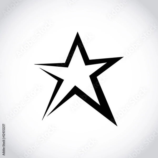 Obraz star icon stock vector illustration flat design