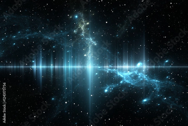 Fototapeta Alien signal from deep space
