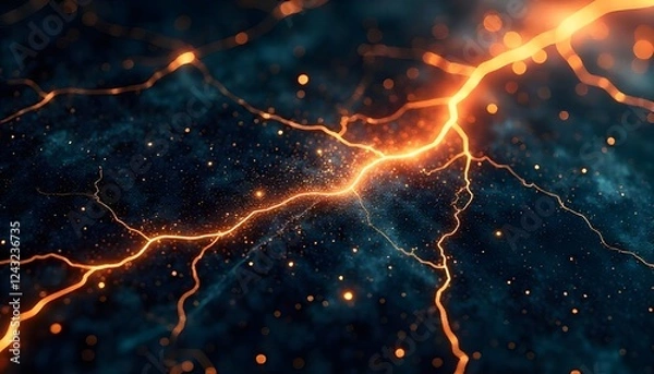 Fototapeta Elegant Black and Gold Marble Texture - Luxury Abstract Background