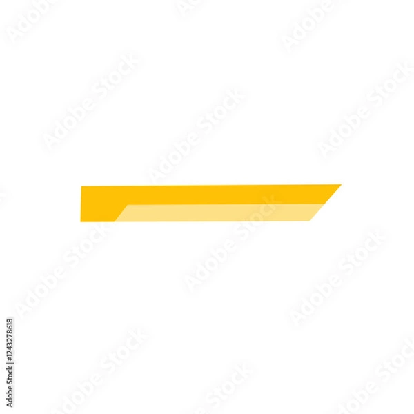 Obraz gold banner bar