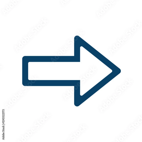 Fototapeta 矢印のアイコンイラスト