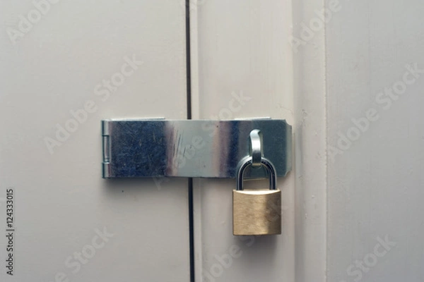 Fototapeta Padlocked Shut