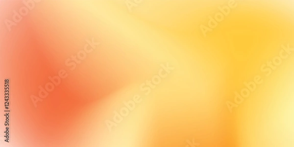 Obraz Soft background orange white gradient color. Minimalist fluid background.  vector eps 10