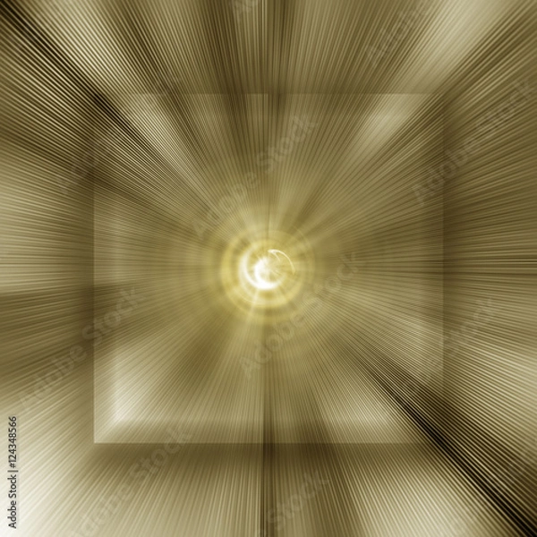 Obraz Light brown sunburst