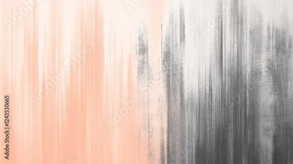 Obraz Minimalist pencil strokes create a soft gradient in pastel tones with subtle transitions and a soothing visual effect