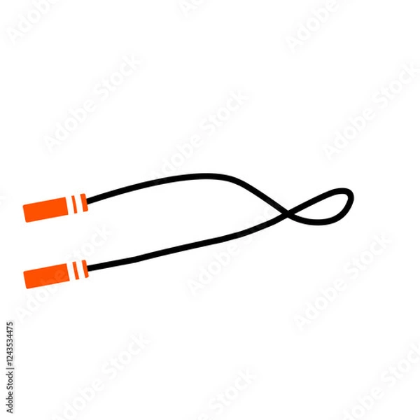 Fototapeta Skipping jump rope vector