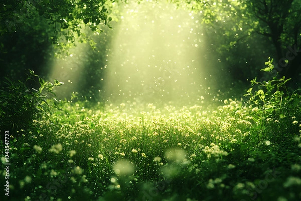 Fototapeta Nature spring time theme background
