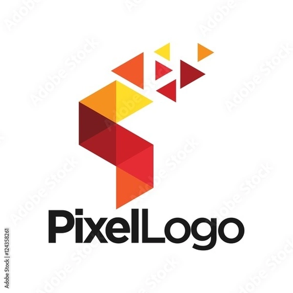 Obraz pixel vector logo