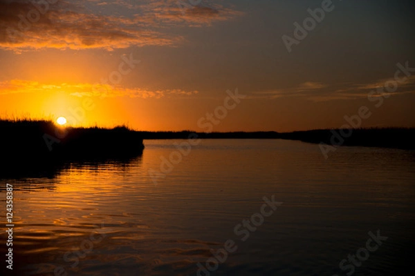 Obraz Marsh at Sundown