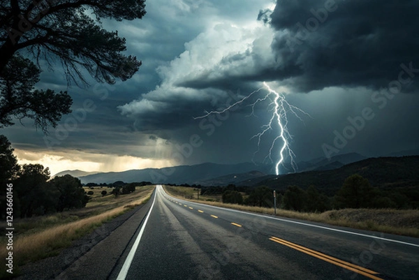 Obraz Thunderstruck: The Power of Nature Unleashed