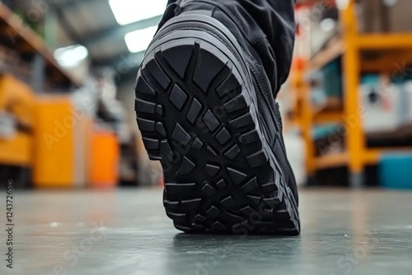 Obraz safety boots with textured sole