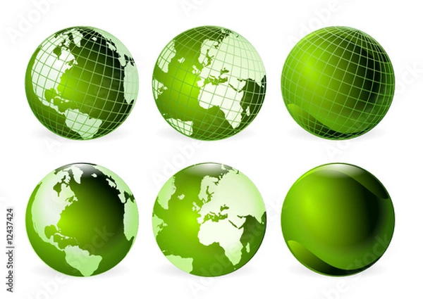 Obraz globes terrestres