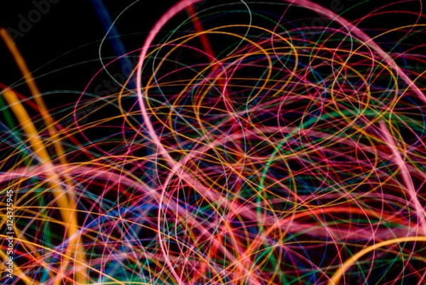 Fototapeta light trails