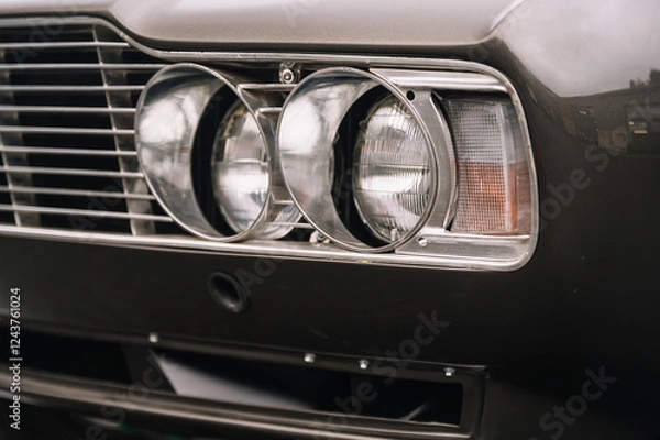 Obraz classic car headlight