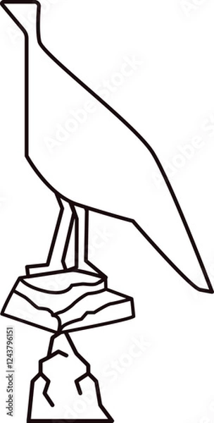 Obraz Hollow Line of African Fowl