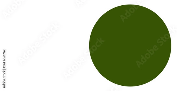 Obraz White Toggle with Green Button