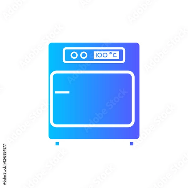 Fototapeta oven gradient icon