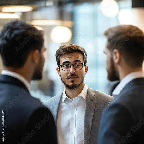 Fototapeta portrait of business team at the office