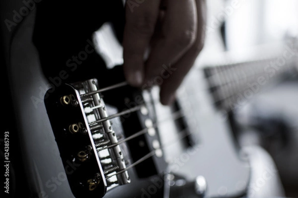 Fototapeta Bass Player