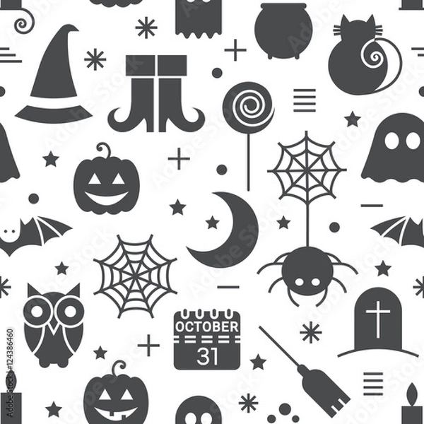 Fototapeta Seamless Halloween pattern