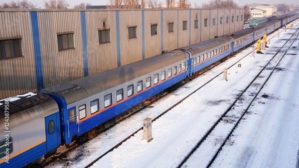 Obraz train on the railway