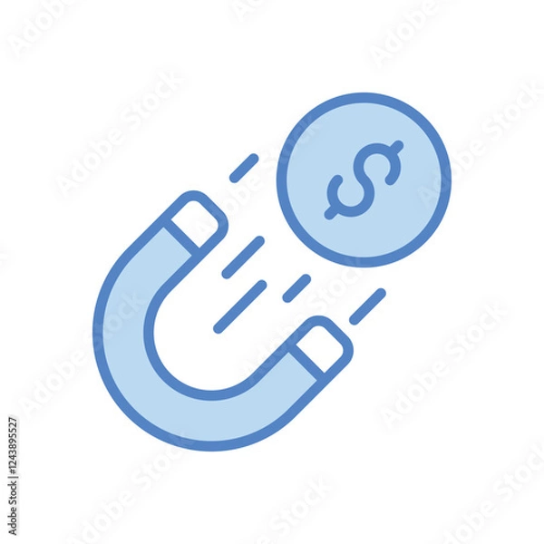 Obraz Attract vector icon