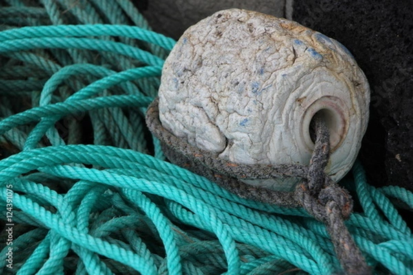 Obraz Seil mit Schwimmkörper