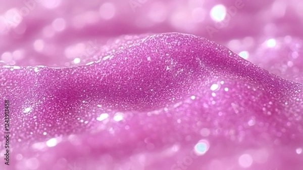 Obraz Glittering Pink Substance Abstract Texture Background