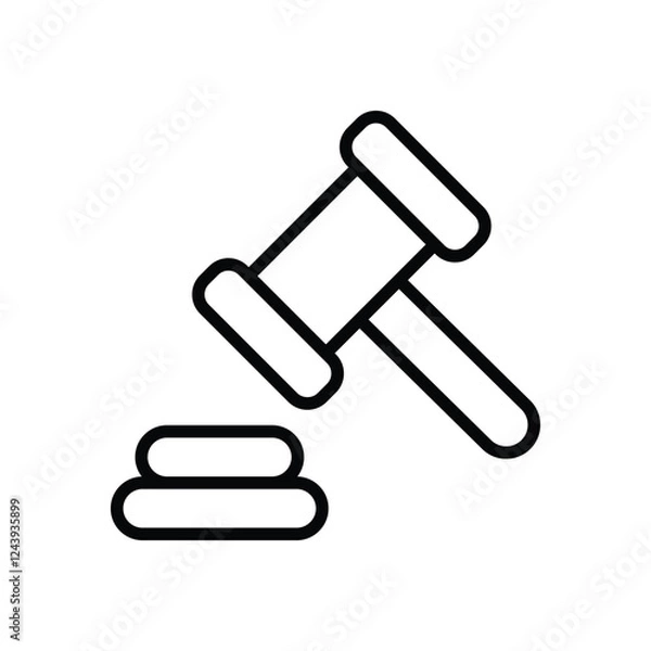 Obraz Business Law vector icon