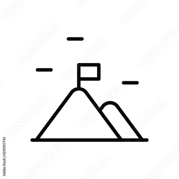 Obraz Mission vector icon