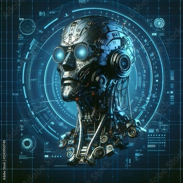 Fototapeta abstract technology background