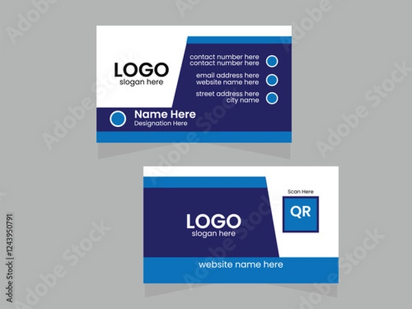 Obraz business card template