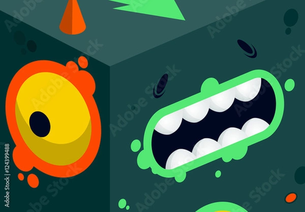 Fototapeta サトゥルヌスの動物園のキャラクター