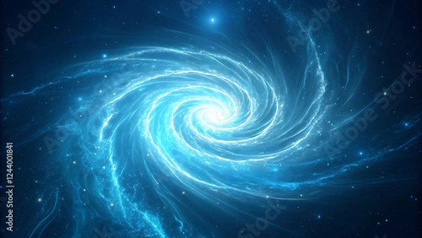 Obraz A mesmerizing spiral swirl background