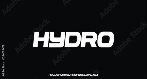 Fototapeta Abstract minimal modern alphabet fonts and logo. Creative typography sport, technology, fashion, digital, future creative logos font. vector illustration
