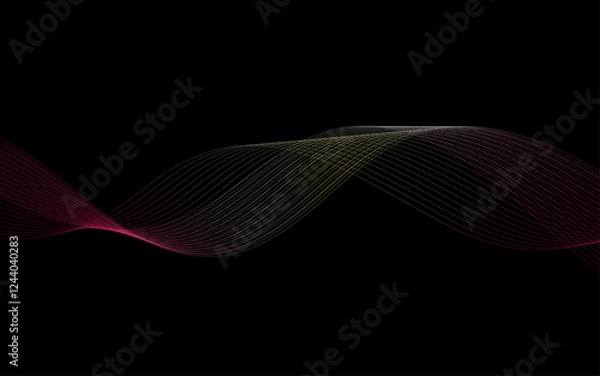 Obraz abstract wave background